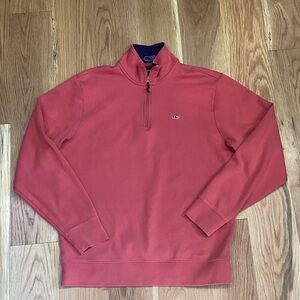 Vineyard Vines Men's Saltwater 1/4 Zip Pullover, Size Small.